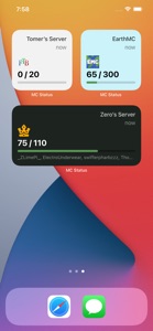 MC Status Widget for Minecraft screenshot #1 for iPhone