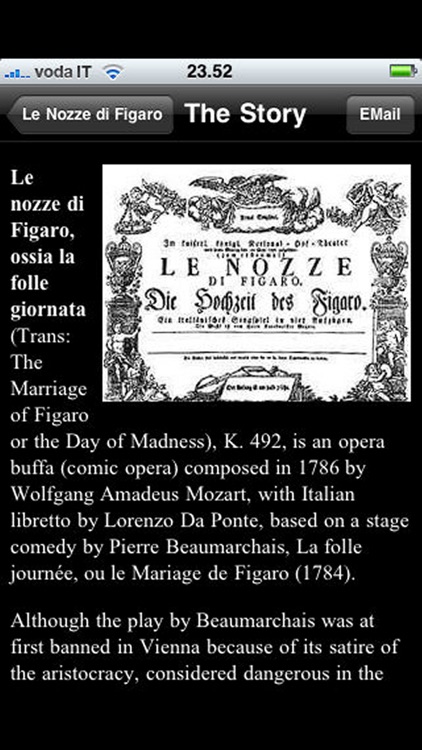 Opera: The Marriage of Figaro (Le Nozze di Figaro)