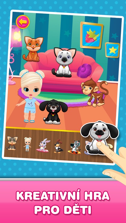 Moje malá zvířátka - Kreativní hra pro děti