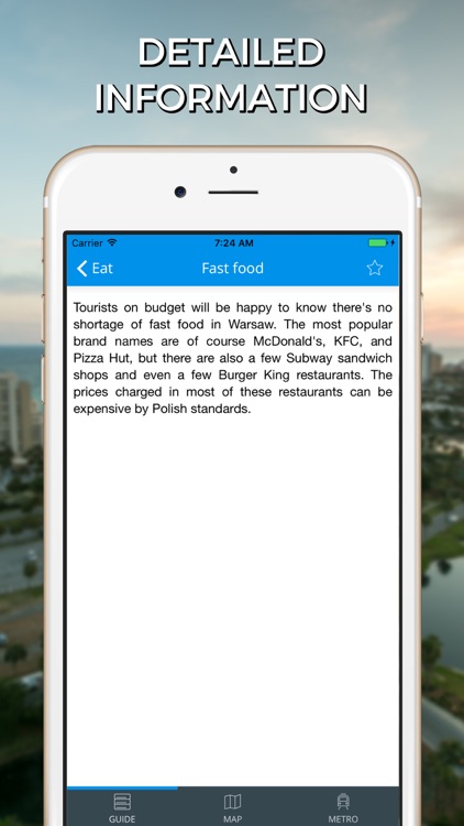 Warsaw Travel Guide with Offline Street Map