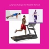 Jumprope pushups and treadmill workout
