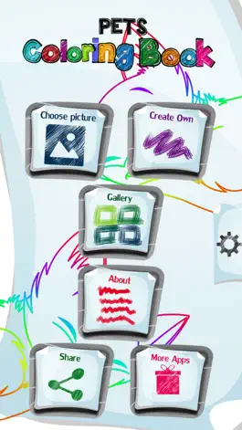 Game screenshot Pets Coloring Book App mod apk