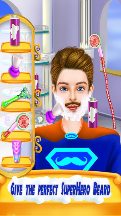 Superhero Beard Shave Salon