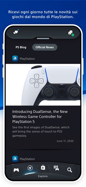 PlayStation App su App Store