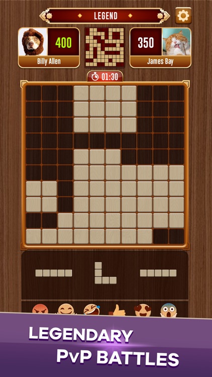 Woody Battle Block Puzzle Dual screenshot-4