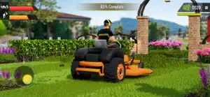 Mowing Simulator - Lawn Mower screenshot #2 for iPhone