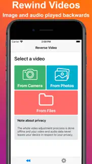 reverse video - play backwards iphone screenshot 1