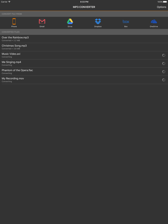Screenshot #4 pour MP3 Converter - Convert Videos and Music to MP3