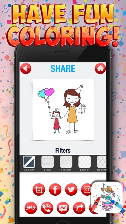 Birthday Coloring Games