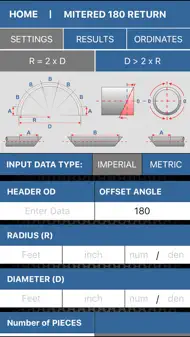 Miter Pipe Calculator iphone bilder 3