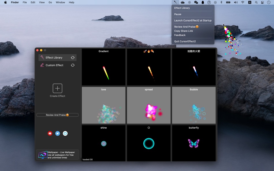 #4. CursorEffect2 (macOS) 由: 晓栋 周
