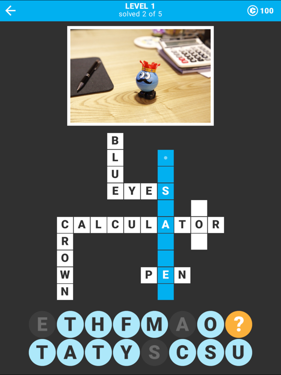 Mom's Crossword with Pictures iPad screenshot 3 - Games app
