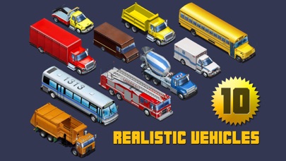 Kids Vehicles: City Trucks & Buses for the iPhone Screenshot