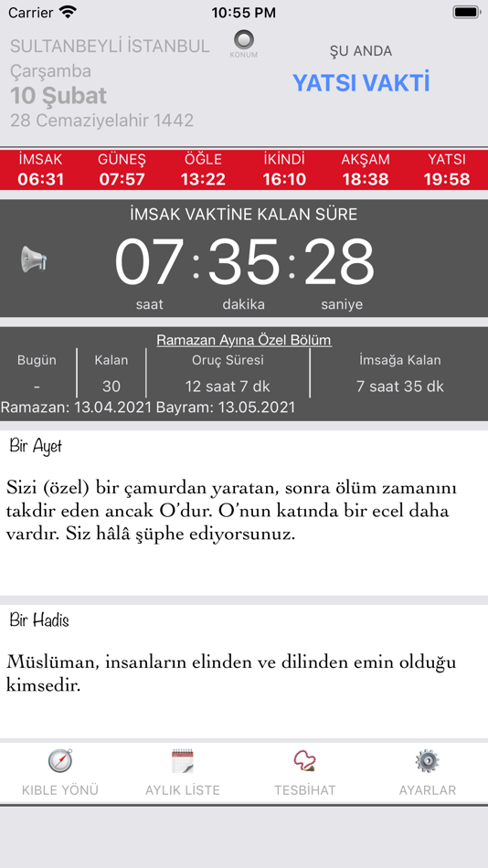 Ezan Vakti Alarmı - 1.0.6 - (iOS)