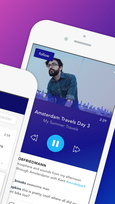 Audicy iPhone screenshot 2 - Social Networking app