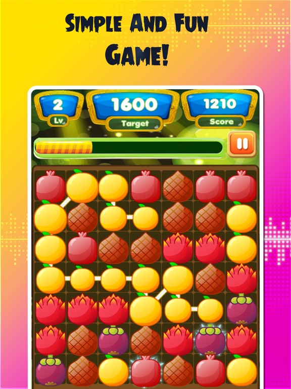 Screenshot #5 pour Fruits Link - Jus de Fruits Connect & Match 3 Jeux