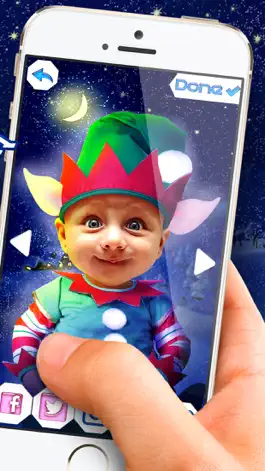 Game screenshot Эльф Редактор Фото - Рождества Наклейки Камеры apk