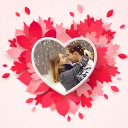 Valentine's Day Frames Photo Collage Editor app icon