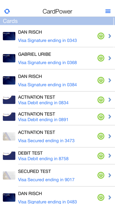 Arizona Financial CardPower Screenshot