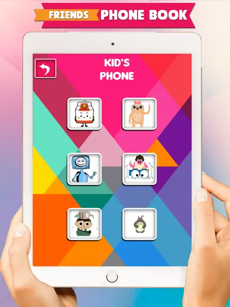 Kids Play Phone For Fun With Musical Games