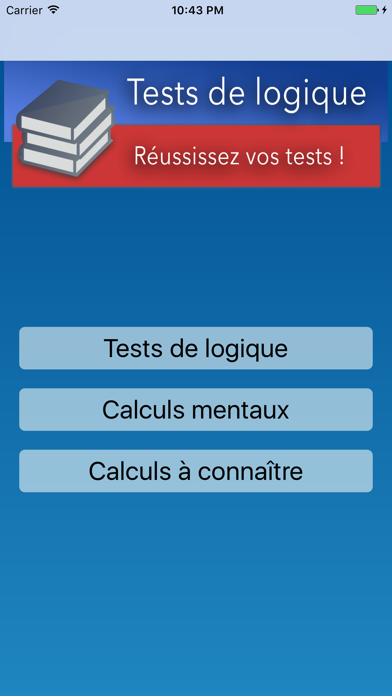 Screenshot #1 pour Test psychotechnique