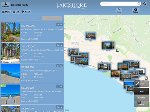 Lakeshore Realty Mobile for iPad screenshot 2