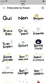 pretty letter for french iphone screenshot 3