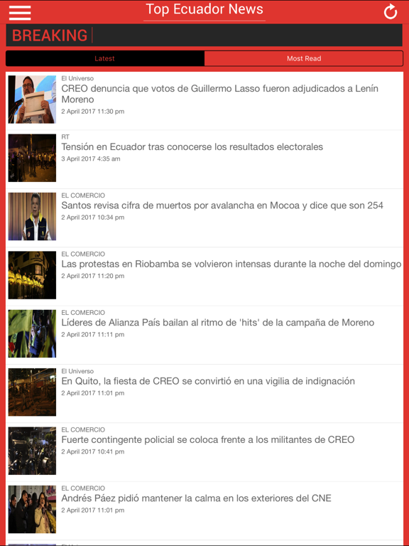 Screenshot #4 pour Top Ecuador News