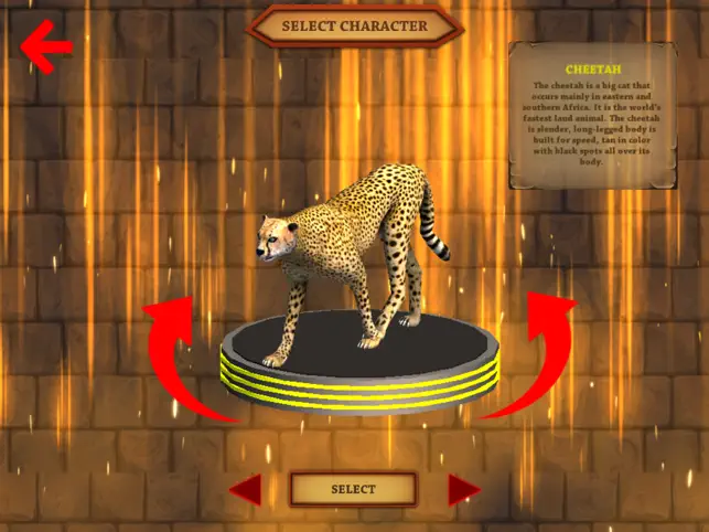 Captura 2 Salvaje Guepardo Simulador Juego - Animales Lucha iphone