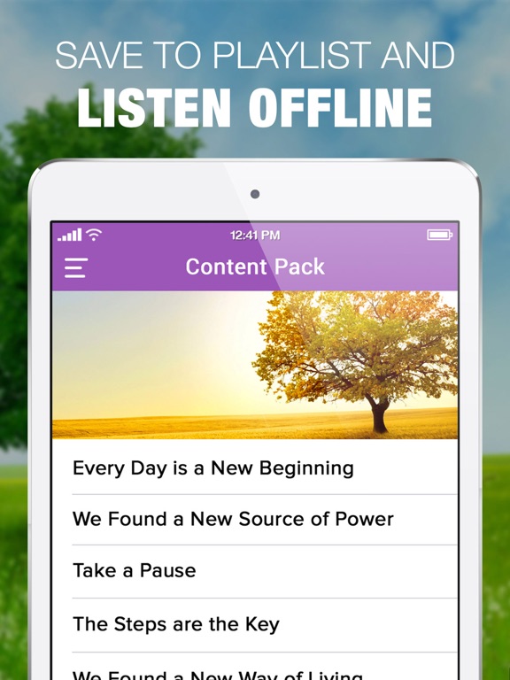 Empowered Hypnosis Anxiety, Fear & Depression iPad screenshot 5 - Health & Fitness app