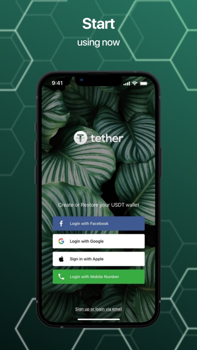 Tether Wallet by Freewallet Screenshot
