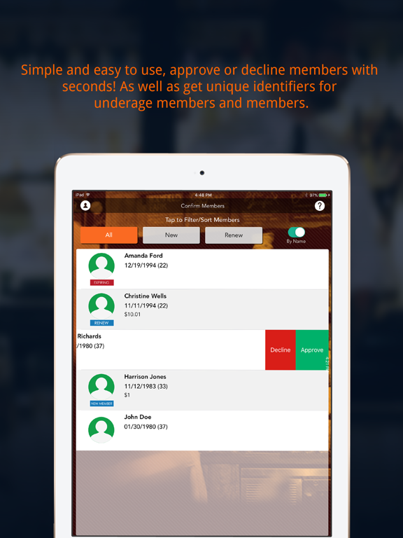 Screenshot #5 pour BarMembership Bouncer