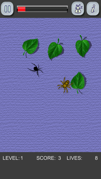 Kill the spiders! But do not touch the "Black Widow" (ad-free) screenshot 4