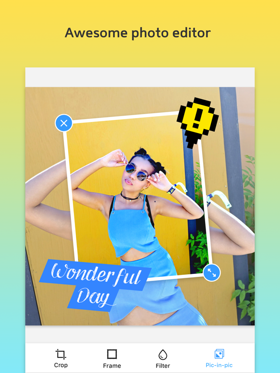 Screenshot #5 pour Picture Collage – Add Text to Pics & Photo Editor