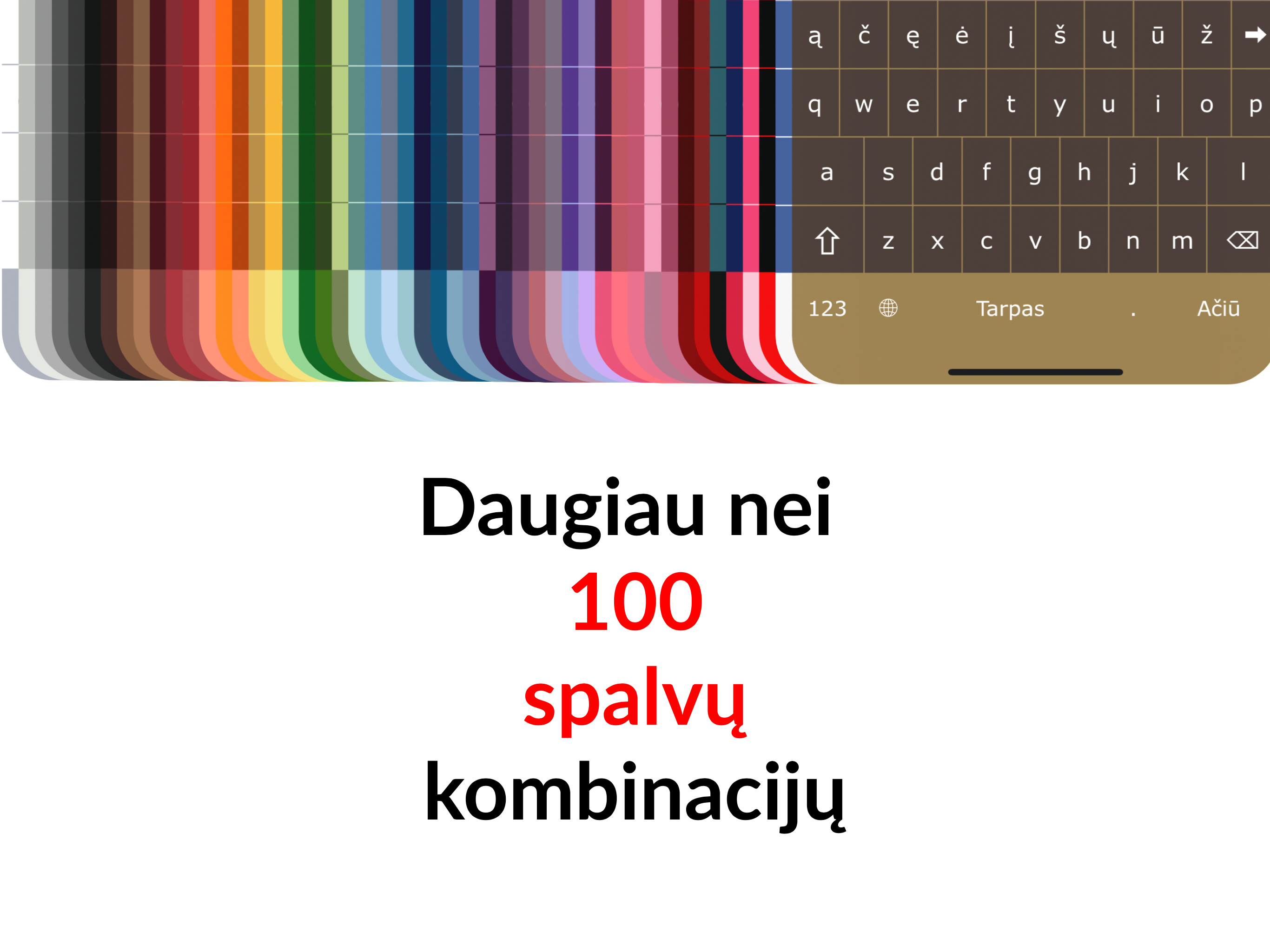 Lietuviška klaviatūra “Ačiū”