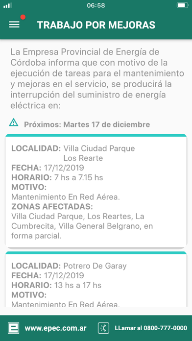 Epec Móvil Screenshot