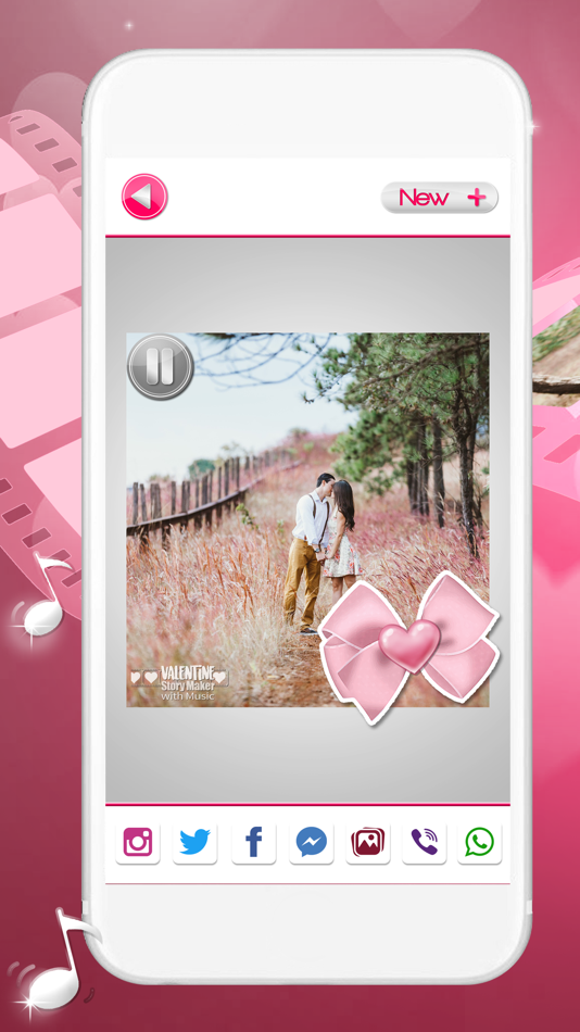 Valentine SlideShow With Music: My Love Pic Slider - 1.0 - (iOS)