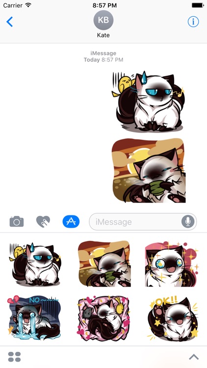 Simba the Cat. Stickers by Design73