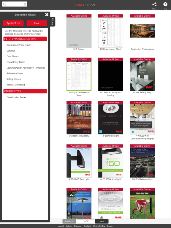 RAB Drive iPad screenshot 1 - Shopping app