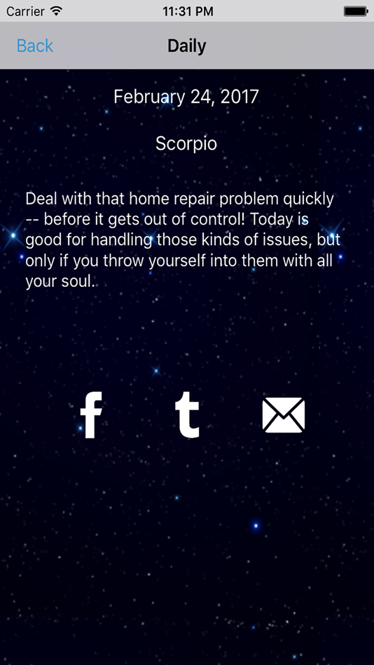 Scorpio Horoscope - Daily Zodiac, Astrology, Love - 1.1 - (iOS)