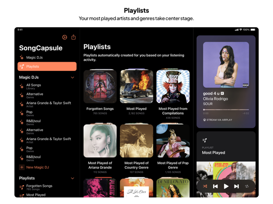 SongCapsule iPad app afbeelding 3