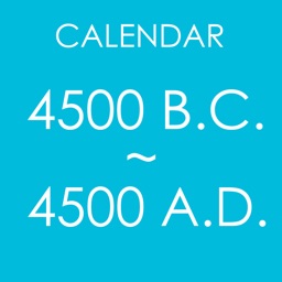 Calendrier : 4500 BC à 4500 AD