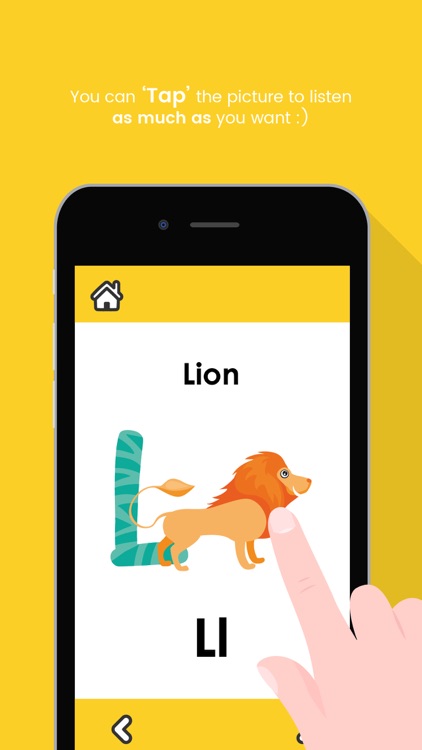 A to Z English Alphabets for Animals Flashcards