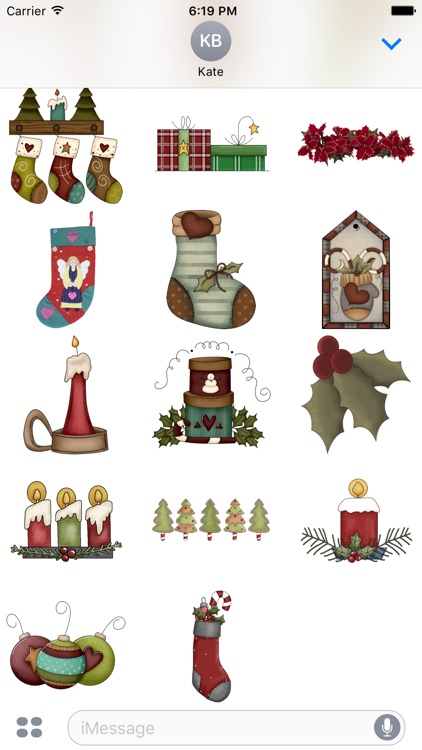 Christmas Stickers #4 for iMessage screenshot-3