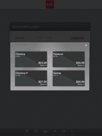 MB Financial for iPad screenshot 2