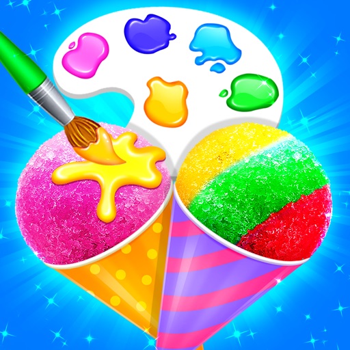 Snow Cone Coloring Match icon