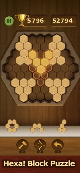Game screenshot 3D Wood Block Puzzle : Hexa! apk