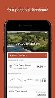 coral ocean resort iphone screenshot 2