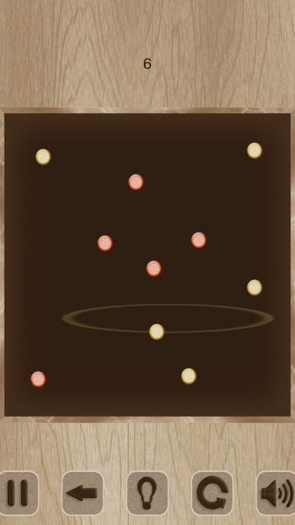 Connection Lines. Color Disks