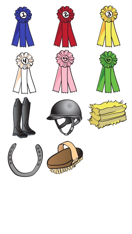 Equestrian English Horse Riding Stickers